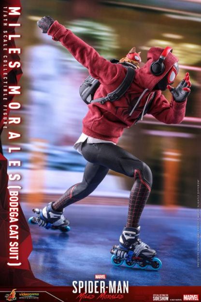 Hot Toys: VGM50 Marvel’s Spider-Man: Miles Morales: Miles Morales (Bodega Cat Suit) 1/6th Scale  Collectible Figure - Image 7