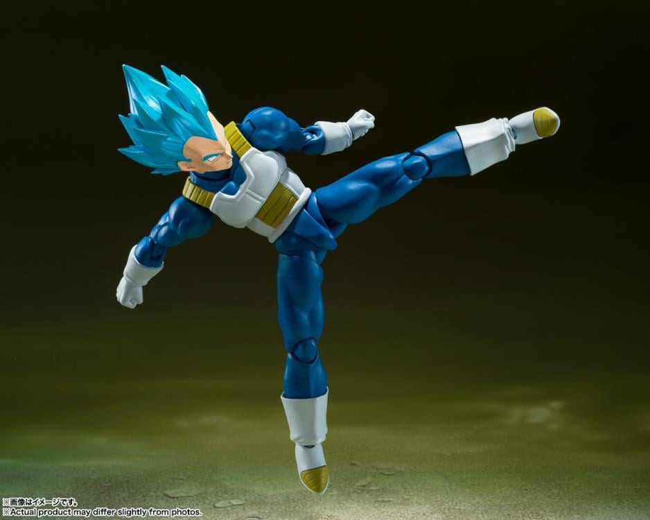 S.H.Figuarts: Dragon Ball Super: Super Saiyan God Super Saiyan Vegeta (Unwavering Saiyan Pride) Action Figure - Image 2