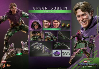 Hot Toys: MMS674 Spider-Man: No Way Home Green Goblin (Upgraded Suit) 1/6th Scale Collectible Figure - Image 13