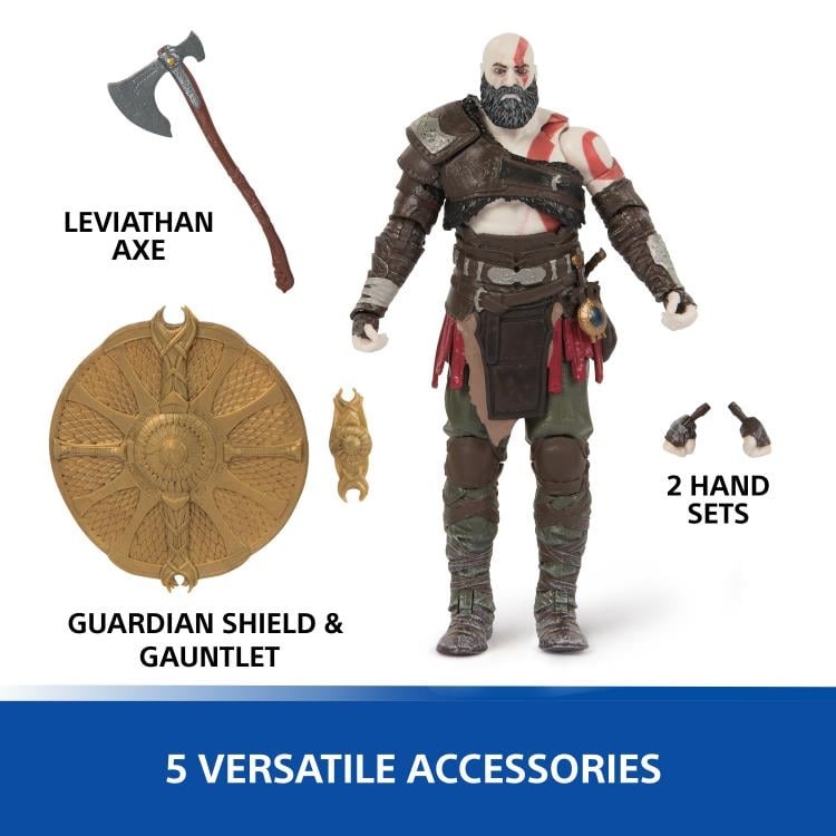 God of War Ragnarok: Kratos 6" Action Figure (The Shapes Collection) - Image 8
