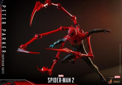 Hot Toys: VGM61 Marvel's Spider-Man 2 Peter Parker (Superior Suit) 1/6 Scale Collectible Figure - Image 6