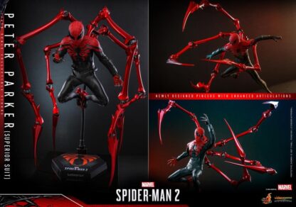 Hot Toys: VGM61 Marvel's Spider-Man 2 Peter Parker (Superior Suit) 1/6 Scale Collectible Figure - Image 2