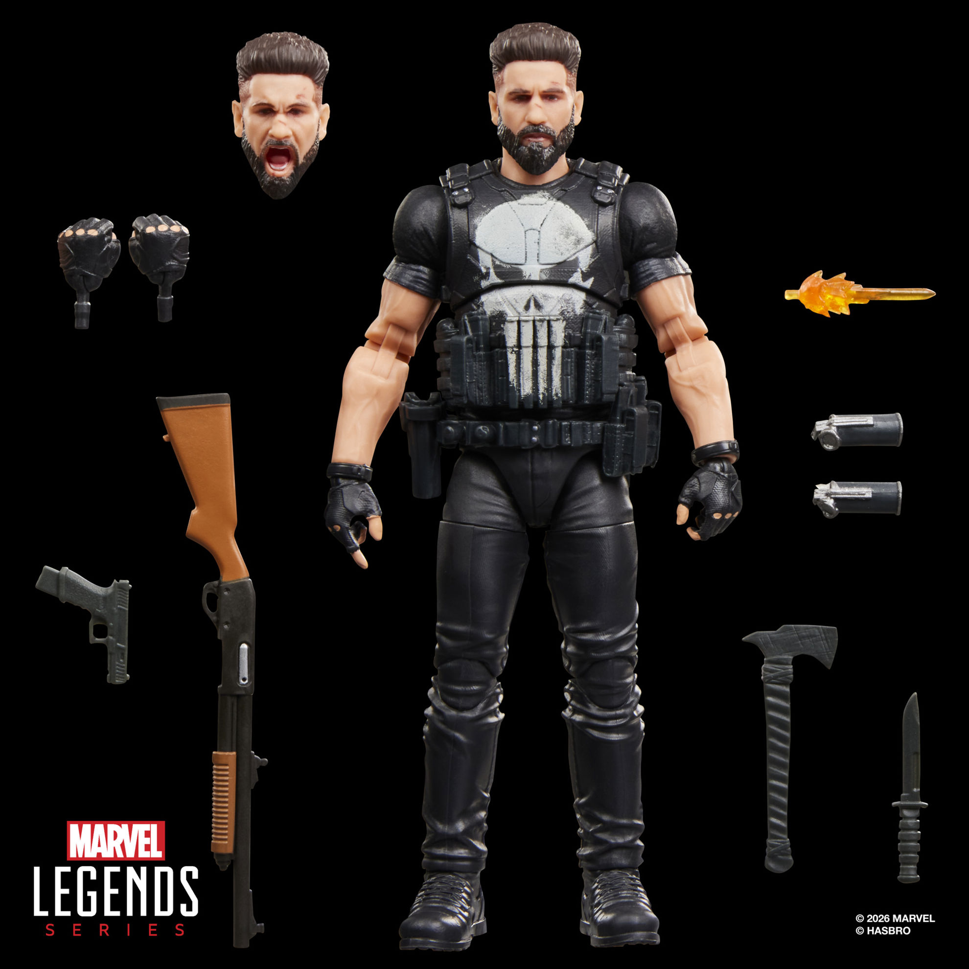 Marvel Legends: The Punisher (TV Series): Punisher Action Figure - Image 7