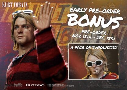 Blitzway: Nirvana Kurt Cobain 1/6 Collectible Figure (Limited Early Bird Edition) - Image 9