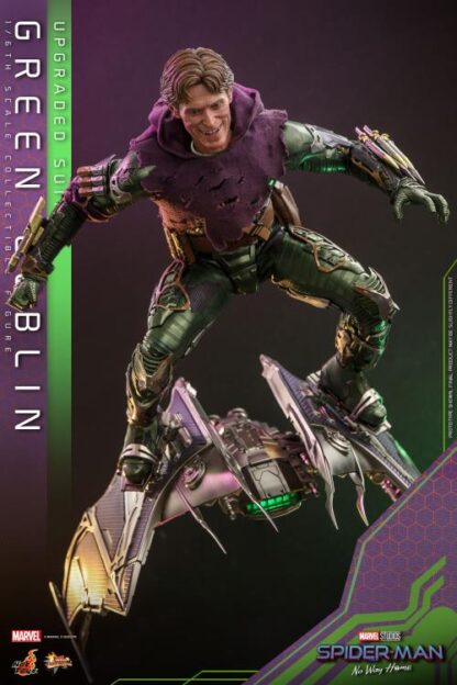 Hot Toys: MMS674 Spider-Man: No Way Home Green Goblin (Upgraded Suit) 1/6th Scale Collectible Figure - Image 9