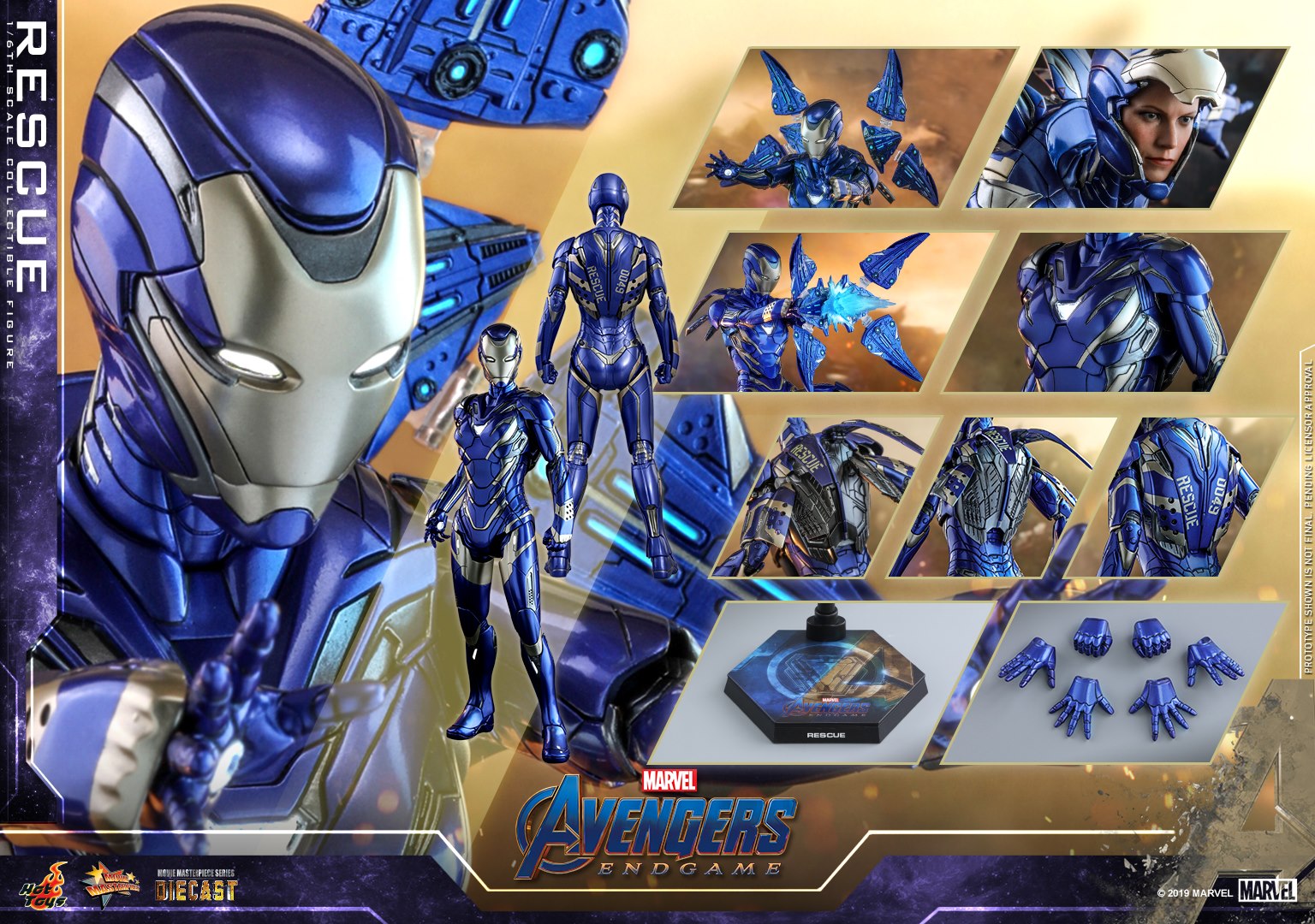 Hot Toys: MMS538D32 Avengers: Endgame Rescue Suit (Pepper Potts) 1