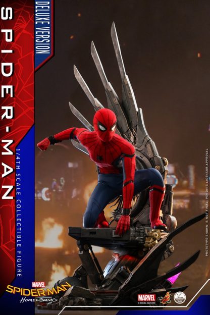 Hot Toys: QS015 Spider-Man: Homecoming Spider-Man 1/4 Scale Collectible Figure (Deluxe Version) - Image 2