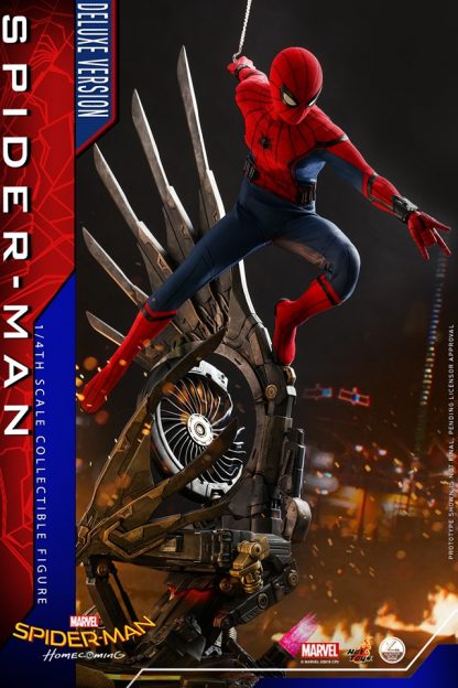 Hot Toys: QS015 Spider-Man: Homecoming Spider-Man 1/4 Scale Collectible Figure (Deluxe Version) - Image 3