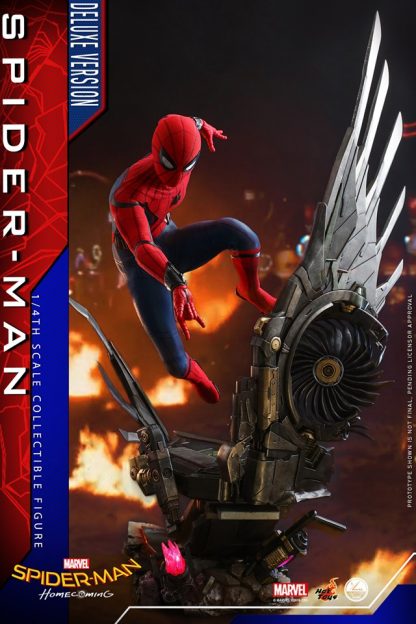 Hot Toys: QS015 Spider-Man: Homecoming Spider-Man 1/4 Scale Collectible Figure (Deluxe Version) - Image 9