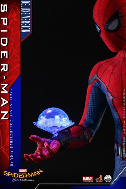 Hot Toys: QS015 Spider-Man: Homecoming Spider-Man 1/4 Scale Collectible Figure (Deluxe Version) - Image 10