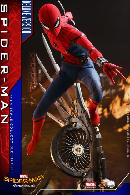 Hot Toys: QS015 Spider-Man: Homecoming Spider-Man 1/4 Scale Collectible Figure (Deluxe Version) - Image 13