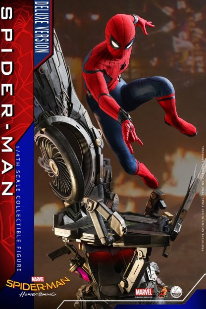 Hot Toys: QS015 Spider-Man: Homecoming Spider-Man 1/4 Scale Collectible Figure (Deluxe Version) - Image 14