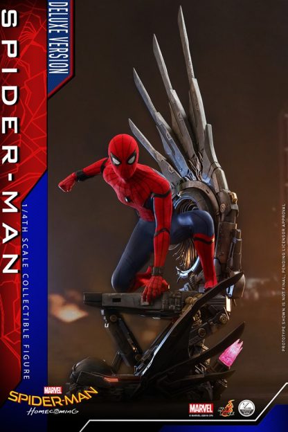 Hot Toys: QS015 Spider-Man: Homecoming Spider-Man 1/4 Scale Collectible Figure (Deluxe Version) - Image 15