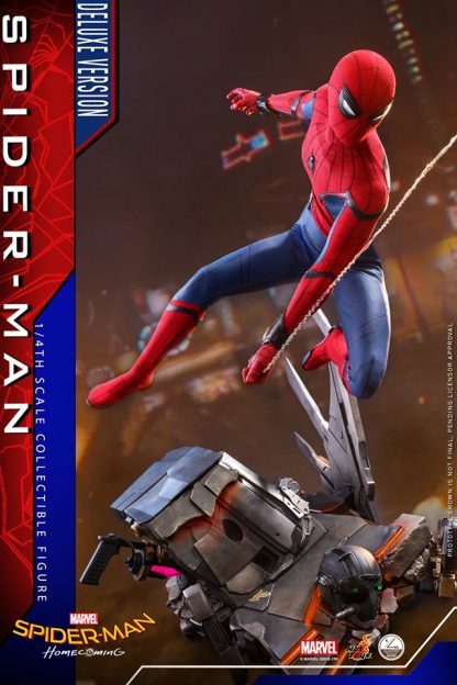 Hot Toys: QS015 Spider-Man: Homecoming Spider-Man 1/4 Scale Collectible Figure (Deluxe Version) - Image 18