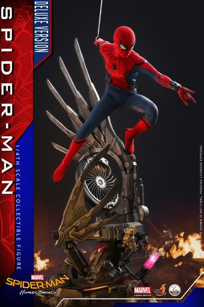 Hot Toys: QS015 Spider-Man: Homecoming Spider-Man 1/4 Scale Collectible Figure (Deluxe Version) - Image 20