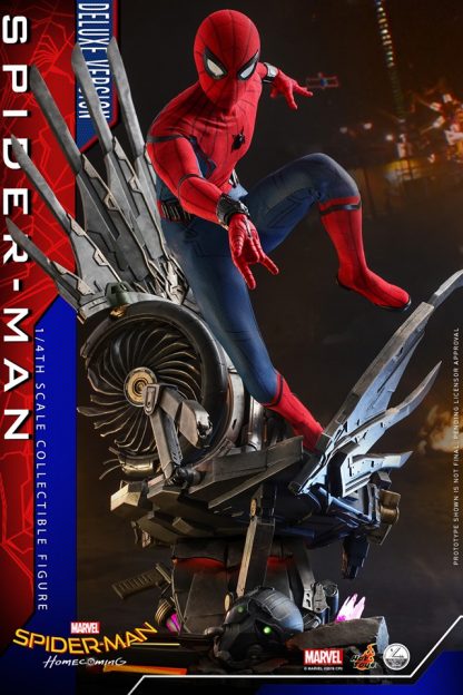 Hot Toys: QS015 Spider-Man: Homecoming Spider-Man 1/4 Scale Collectible Figure (Deluxe Version) - Image 21