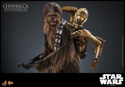 Hot Toys: MMS766 Star Wars Episode V: The Empire Strike Back™ Chewbacca™ With Disassembled C-3PO™ 1/6th Scale Collectible Figure - Image 8