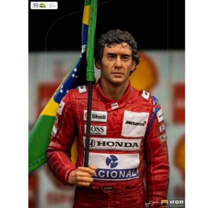 Iron Studios: Aryton Senna 1991 Brazil GP Deluxe 1/10 Scale Statue - Image 9