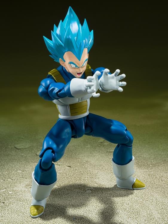 S.H.Figuarts: Dragon Ball Super: Super Saiyan God Super Saiyan Vegeta (Unwavering Saiyan Pride) Action Figure - Image 3