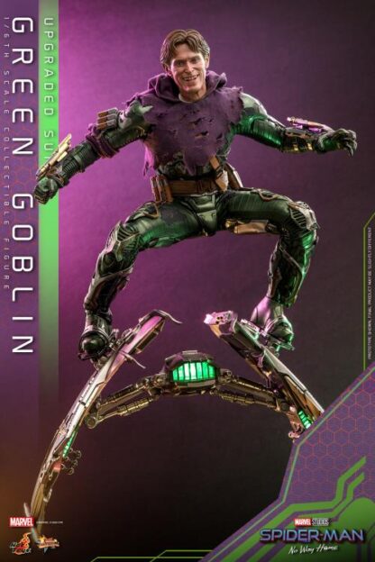 Hot Toys: MMS674 Spider-Man: No Way Home Green Goblin (Upgraded Suit) 1/6th Scale Collectible Figure - Image 10