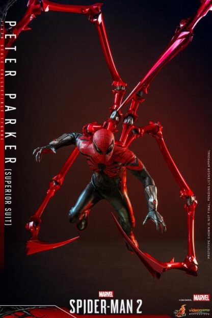 Hot Toys: VGM61 Marvel's Spider-Man 2 Peter Parker (Superior Suit) 1/6 Scale Collectible Figure - Image 7