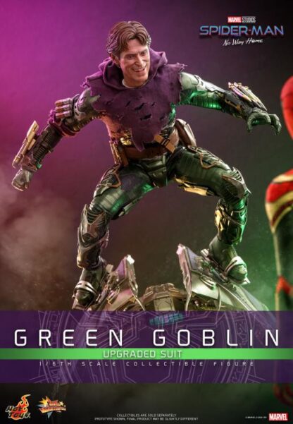 Hot Toys: MMS674 Spider-Man: No Way Home Green Goblin (Upgraded Suit) 1/6th Scale Collectible Figure - Image 11