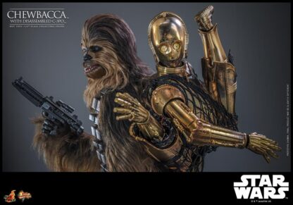 Hot Toys: MMS766 Star Wars Episode V: The Empire Strike Back™ Chewbacca™ With Disassembled C-3PO™ 1/6th Scale Collectible Figure - Image 9