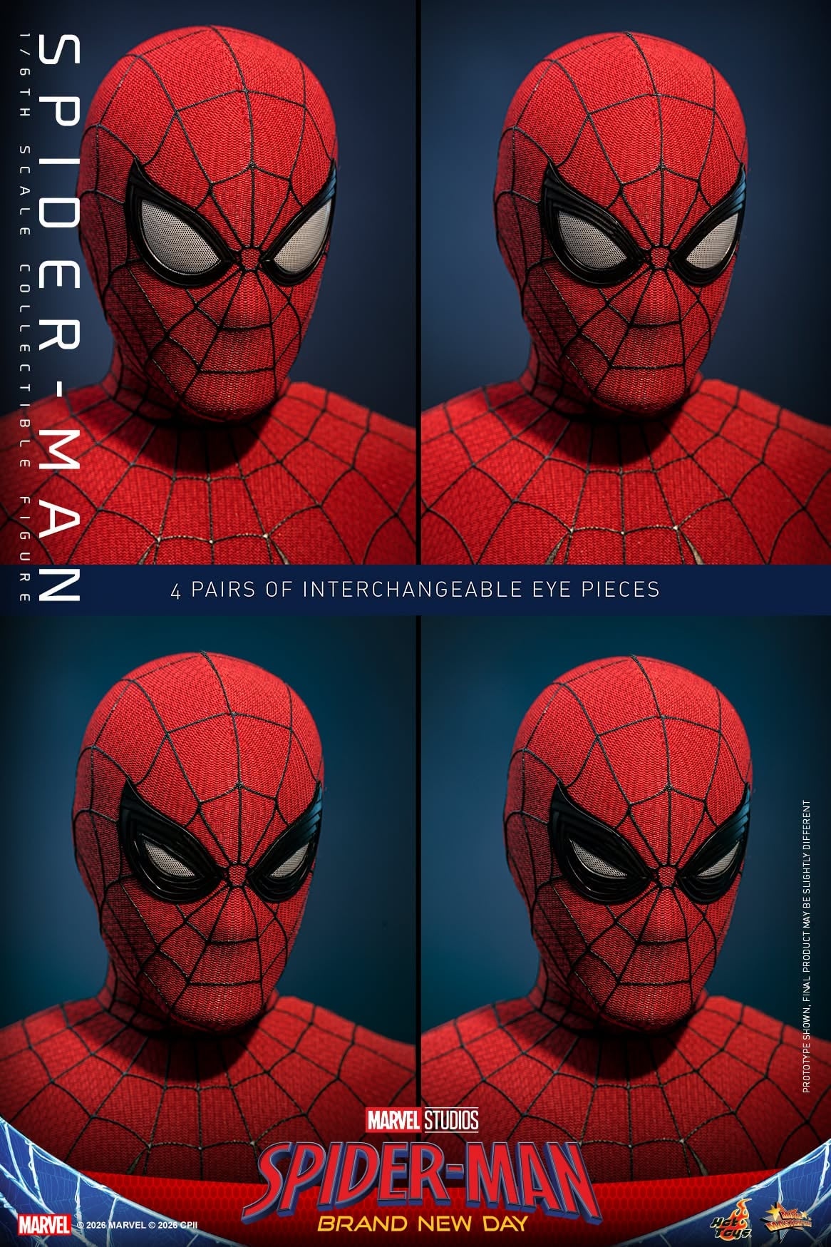 Hot Toys: MMS892 Spider-Man Brand New Day: Spider-Man 1/6 Scale Collectible Figure - Image 5