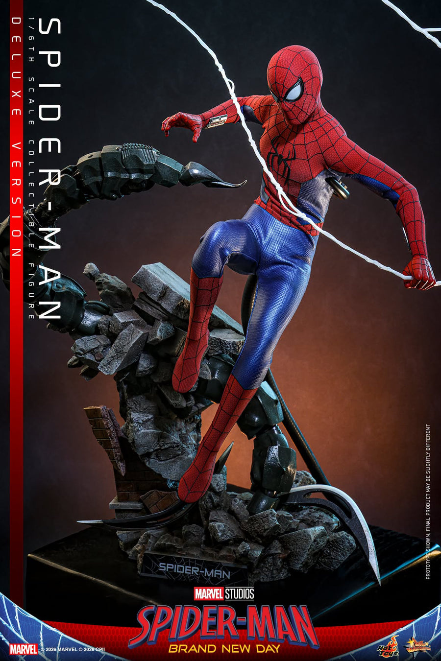 Hot Toys: MMS893 Spider-Man: Brand New Day Spider-Man 1/6th scale Collectible Figure (Deluxe Version) - Image 2