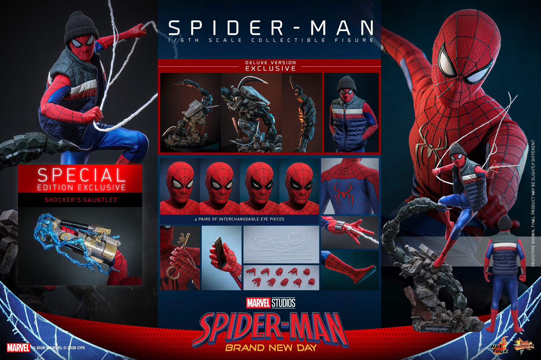 Hot Toys: MMS893B Spider-Man Brand New Day: Spider-Man 1/6 Scale Collectible Figure (Deluxe Special Edition) - Image 13