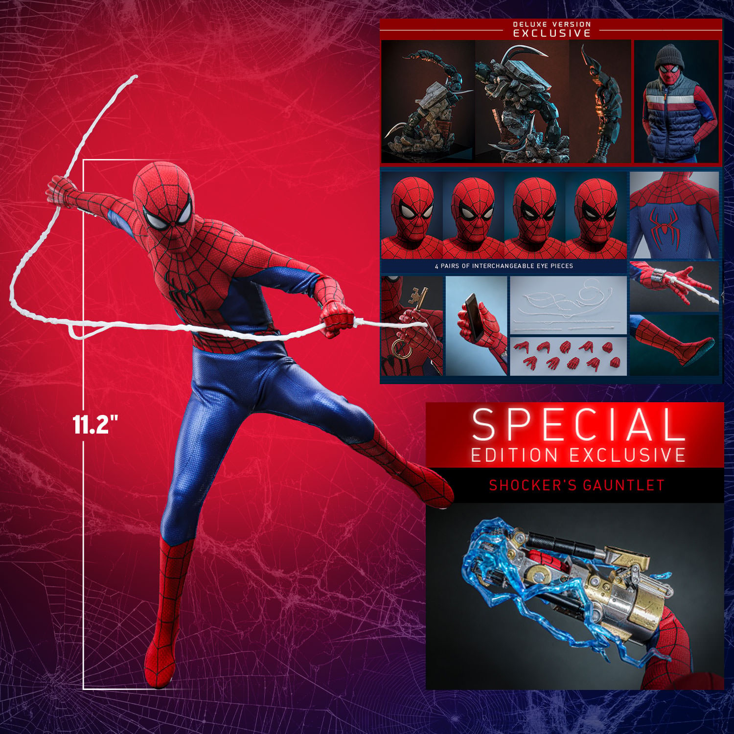 Hot Toys: MMS893B Spider-Man Brand New Day: Spider-Man 1/6 Scale Collectible Figure (Deluxe Special Edition) - Image 3