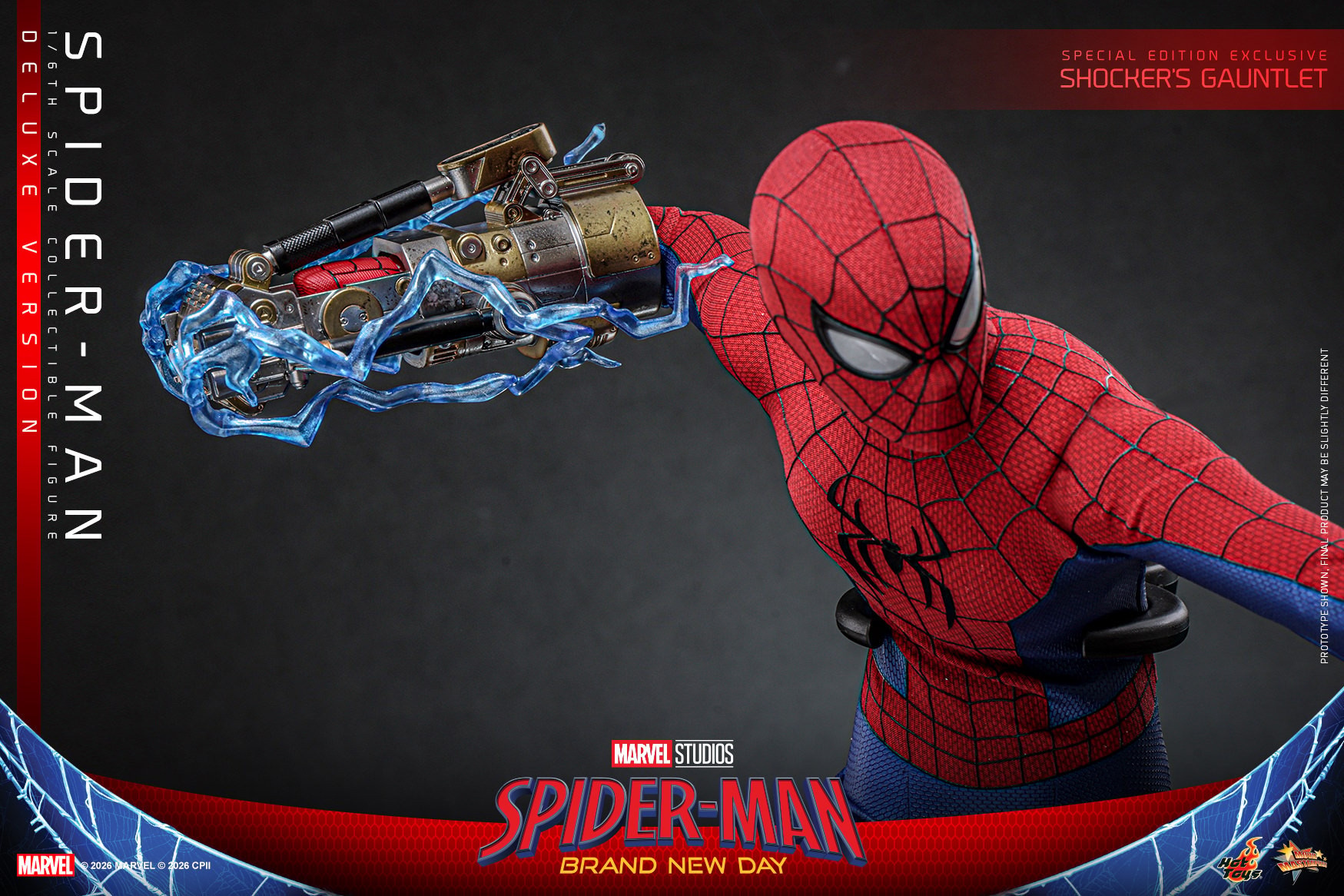 Hot Toys: MMS893B Spider-Man Brand New Day: Spider-Man 1/6 Scale Collectible Figure (Deluxe Special Edition) - Image 6
