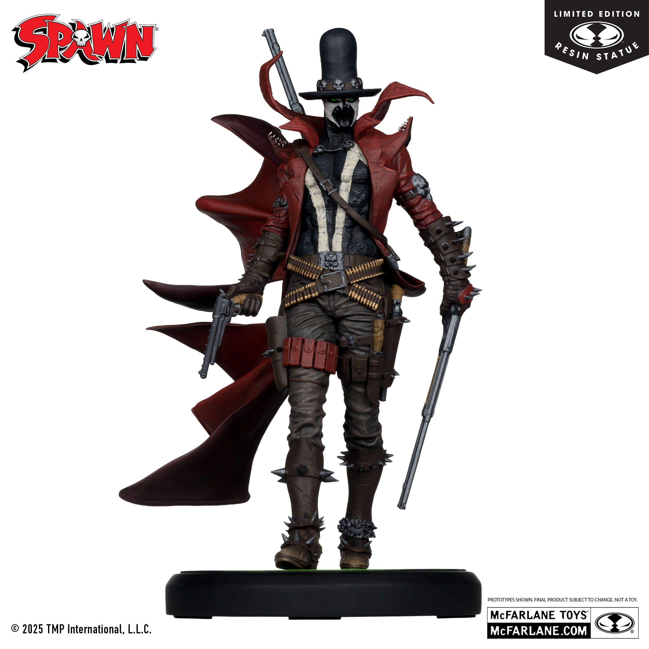 Gunslinger Spawn: Black, White & Red All Over 1/10 Scale Resin Statue (Signed by Todd McFarlane)