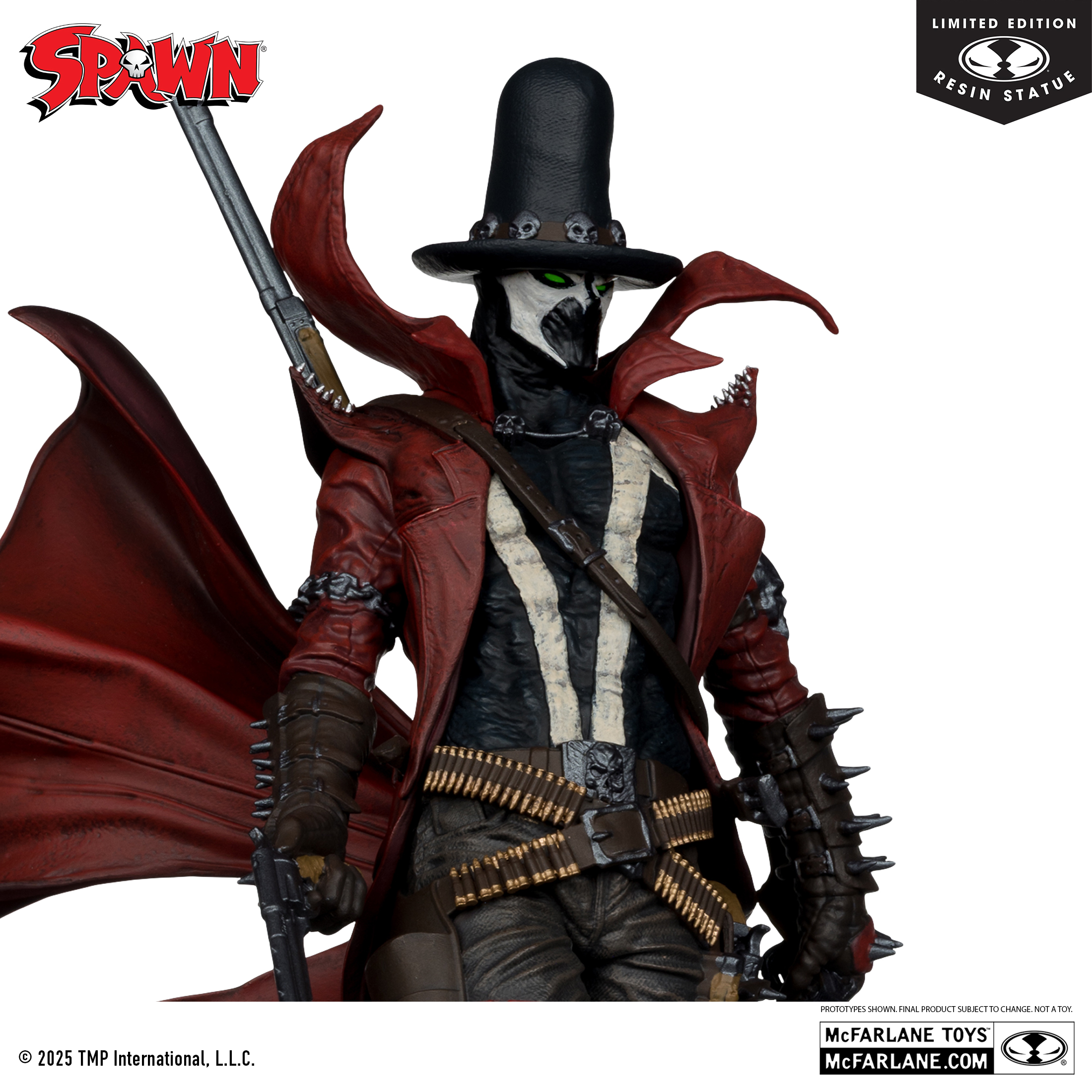 Gunslinger Spawn: Black, White & Red All Over 1/10 Scale Resin Statue (Signed by Todd McFarlane) - Image 3