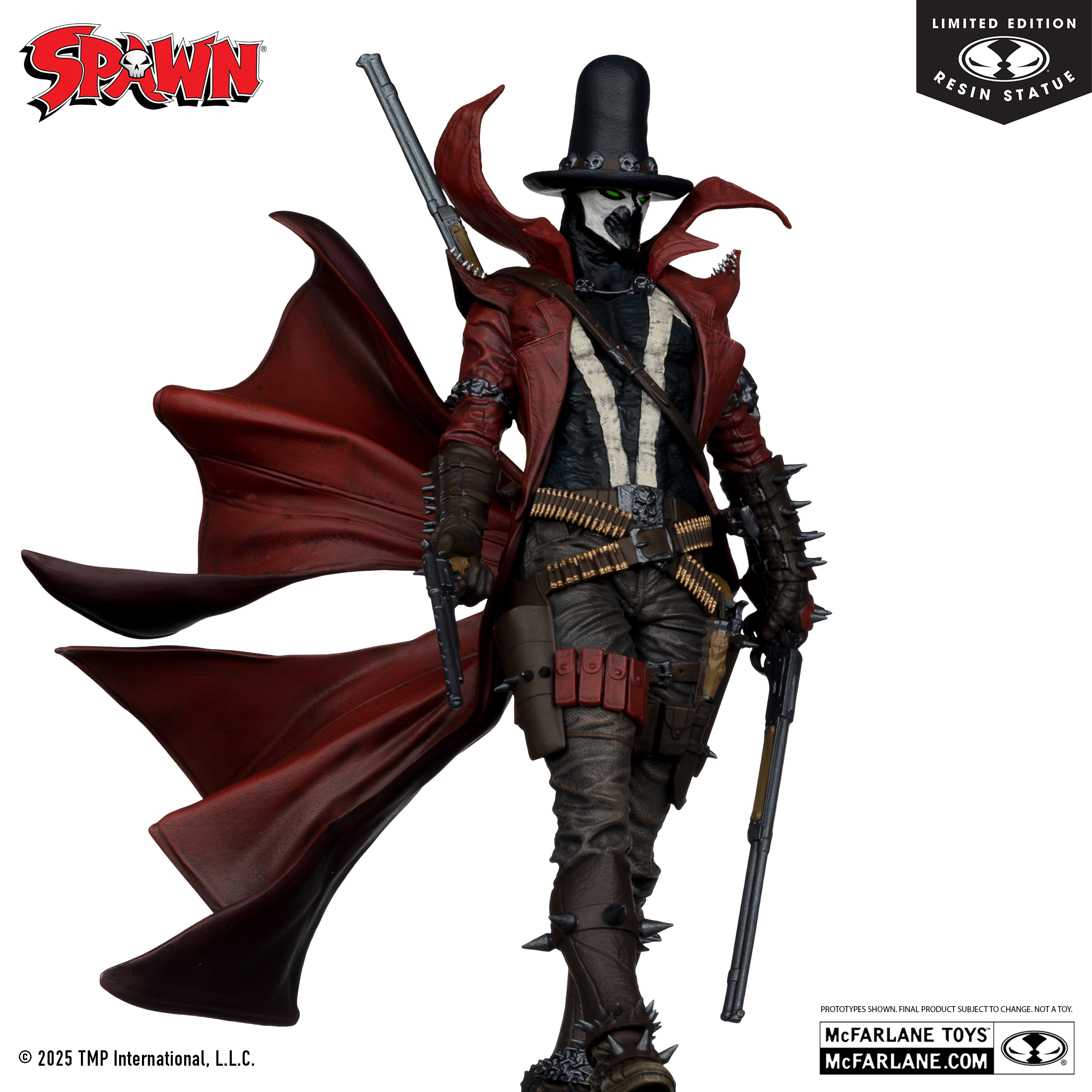 Gunslinger Spawn: Black, White & Red All Over 1/10 Scale Resin Statue (Signed by Todd McFarlane) - Image 5