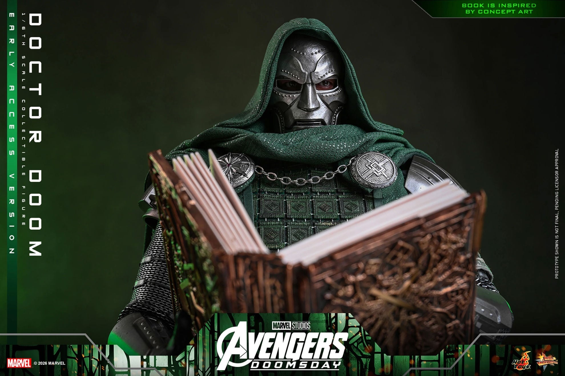 Hot Toys: MMS906B Avengers: Doomsday Doctor Doom 1/6th Scale Collectible Figure (Early Access Special Edition) - Image 18