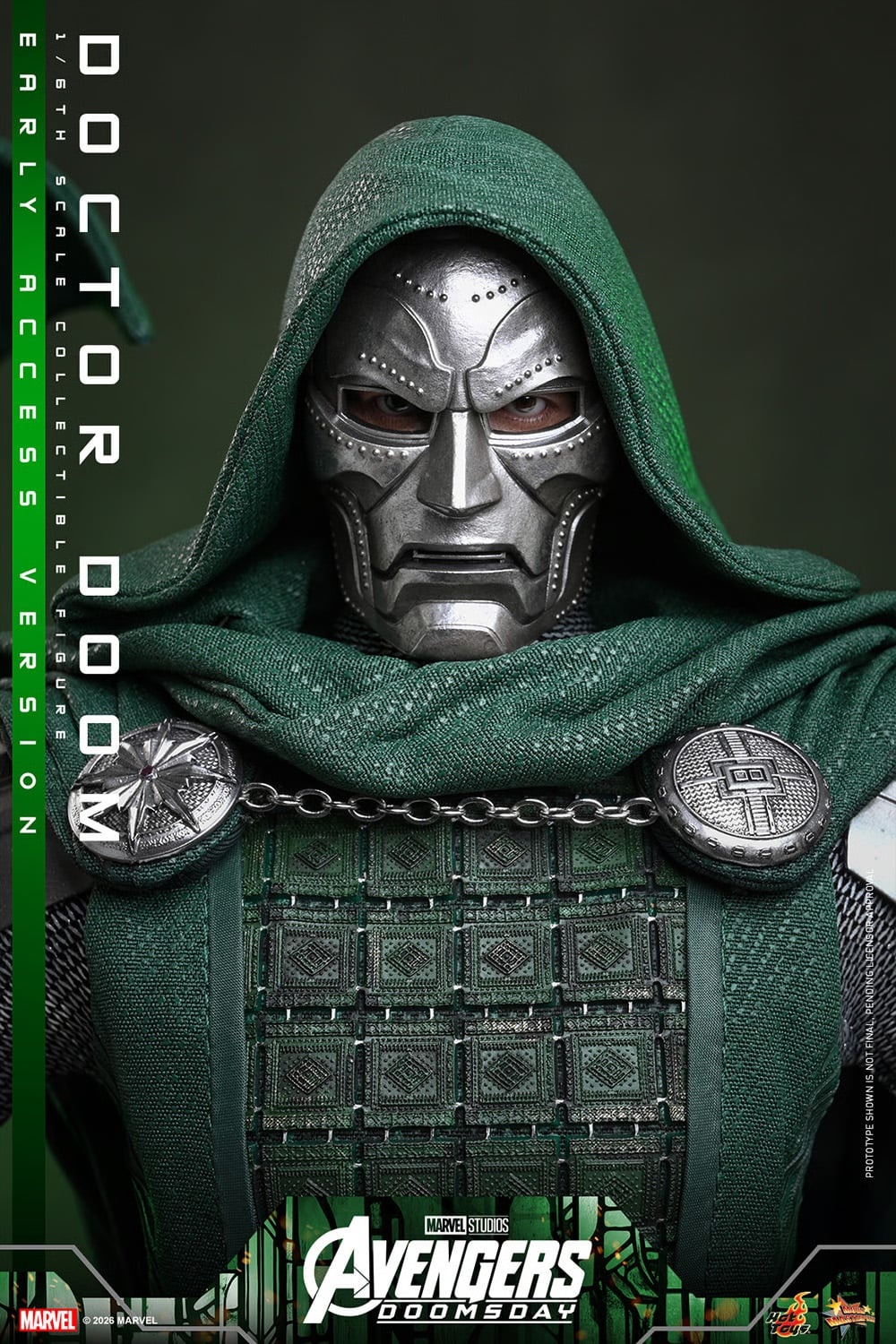 Hot Toys: MMS906B Avengers: Doomsday Doctor Doom 1/6th Scale Collectible Figure (Early Access Special Edition) - Image 4