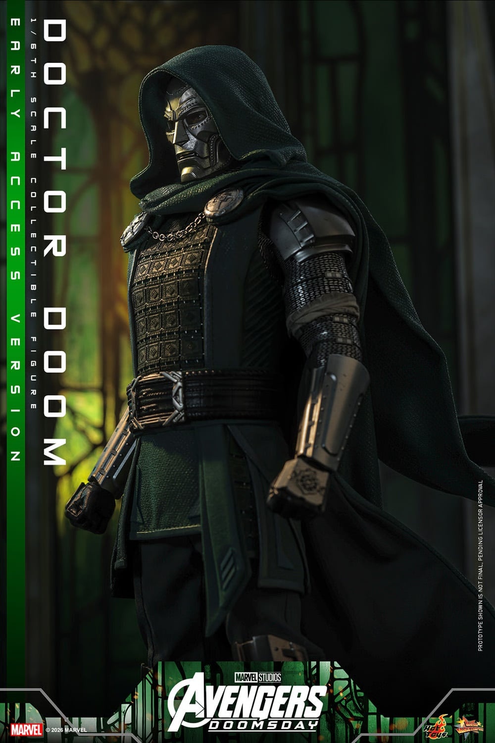 Hot Toys: MMS906B Avengers: Doomsday Doctor Doom 1/6th Scale Collectible Figure (Early Access Special Edition) - Image 7