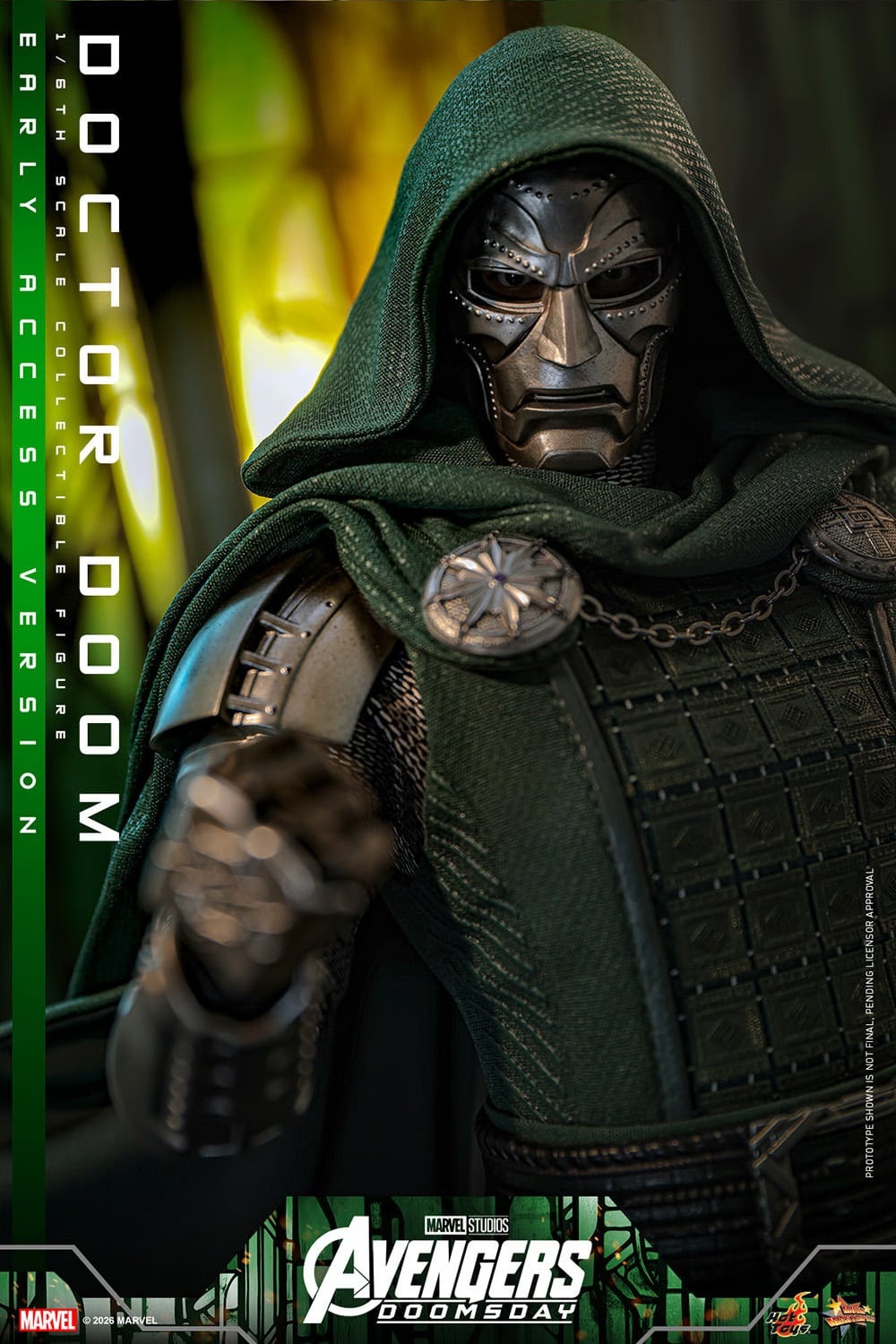 Hot Toys: MMS906B Avengers: Doomsday Doctor Doom 1/6th Scale Collectible Figure (Early Access Special Edition) - Image 8