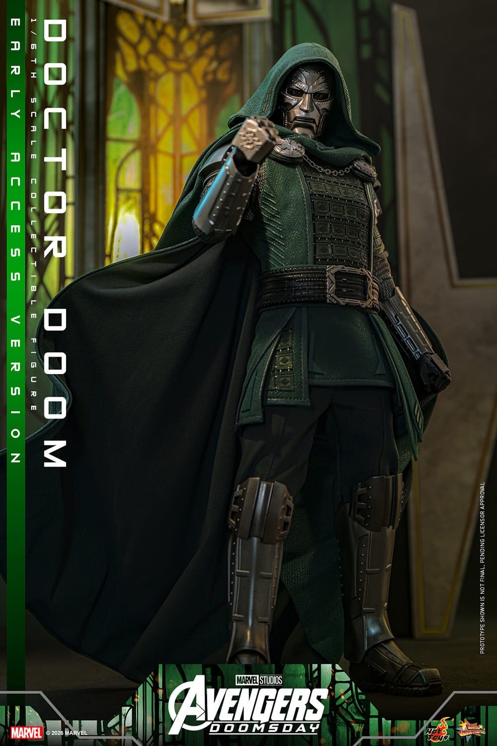 Hot Toys: MMS906B Avengers: Doomsday Doctor Doom 1/6th Scale Collectible Figure (Early Access Special Edition) - Image 12