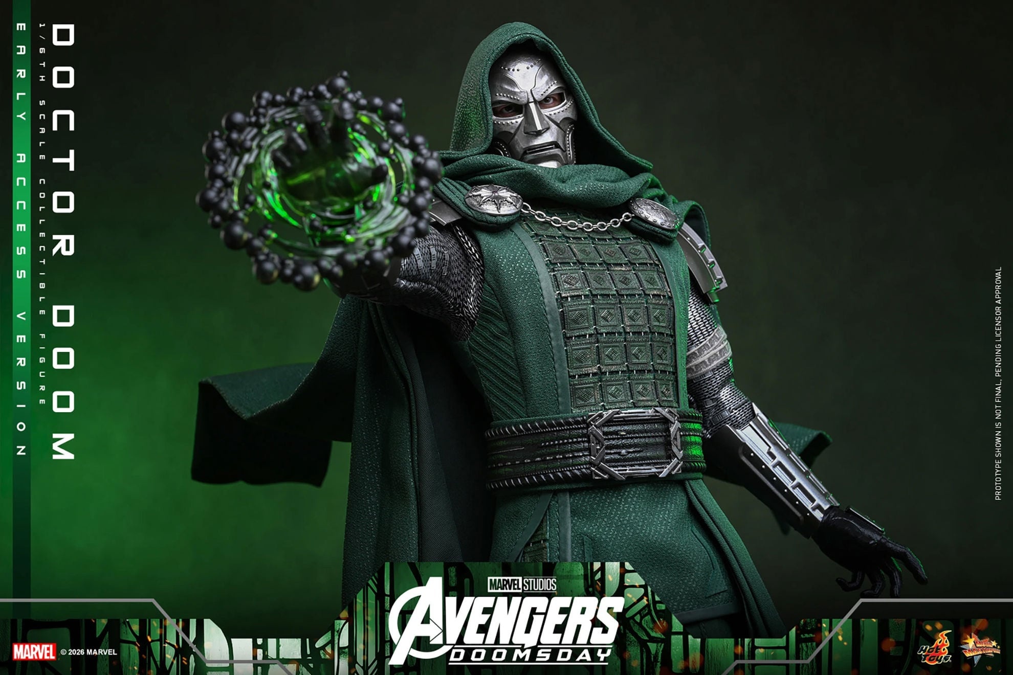 Hot Toys: MMS906B Avengers: Doomsday Doctor Doom 1/6th Scale Collectible Figure (Early Access Special Edition) - Image 13