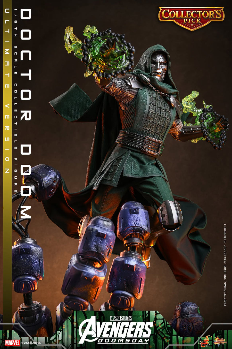 Hot Toys: MMS907B Avengers: Doomsday Doctor Doom (Ultimate Version) 1/6th Scale Collectible Figure (Early Access Special Edition) - Image 30