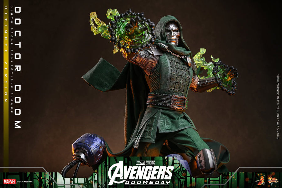 Hot Toys: MMS907B Avengers: Doomsday Doctor Doom (Ultimate Version) 1/6th Scale Collectible Figure (Early Access Special Edition) - Image 16