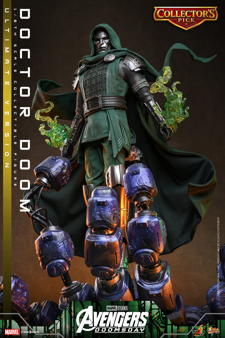 Hot Toys: MMS907B Avengers: Doomsday Doctor Doom (Ultimate Version) 1/6th Scale Collectible Figure (Early Access Special Edition) - Image 14