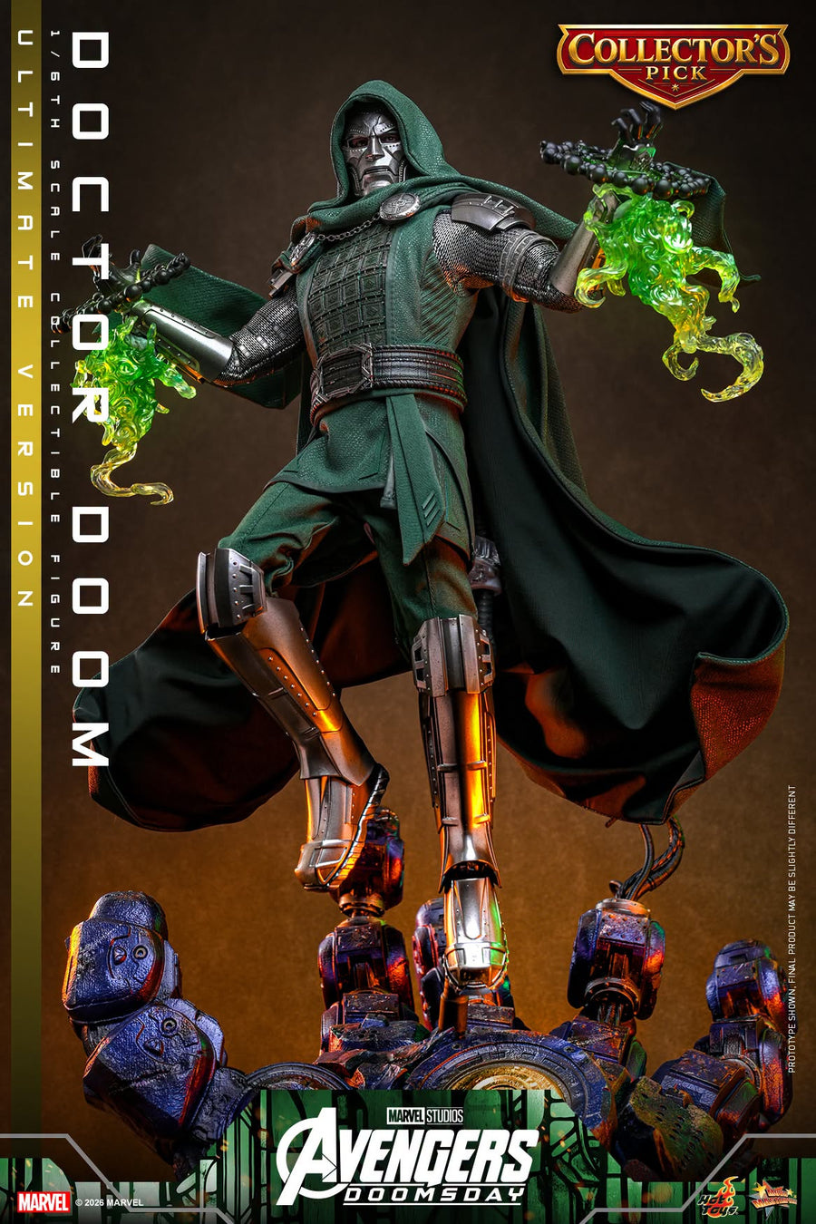Hot Toys: MMS907B Avengers: Doomsday Doctor Doom (Ultimate Version) 1/6th Scale Collectible Figure (Early Access Special Edition) - Image 15