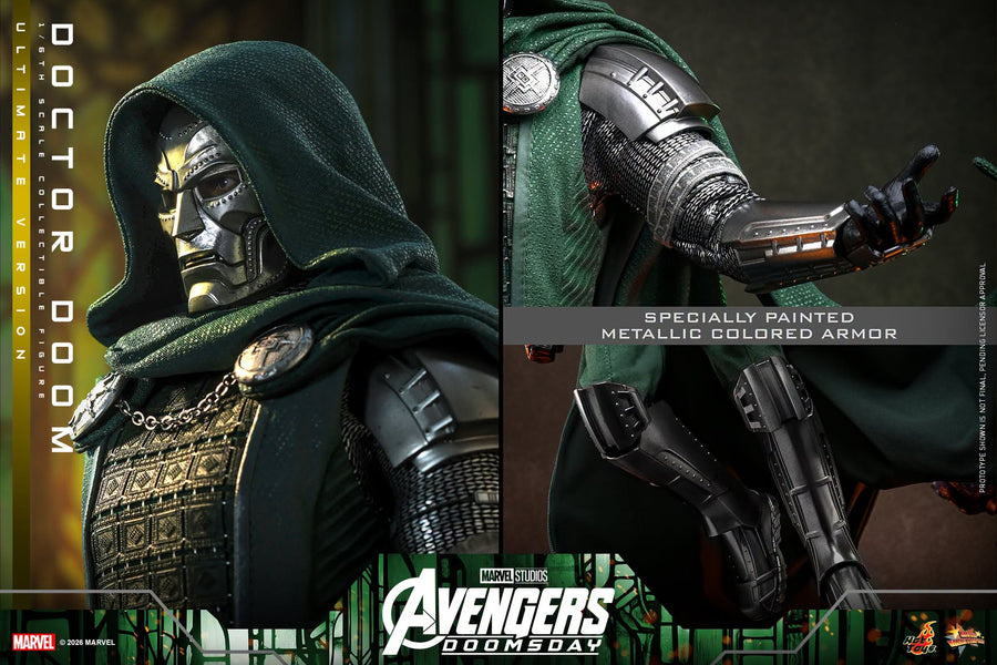 Hot Toys: MMS907B Avengers: Doomsday Doctor Doom (Ultimate Version) 1/6th Scale Collectible Figure (Early Access Special Edition) - Image 29