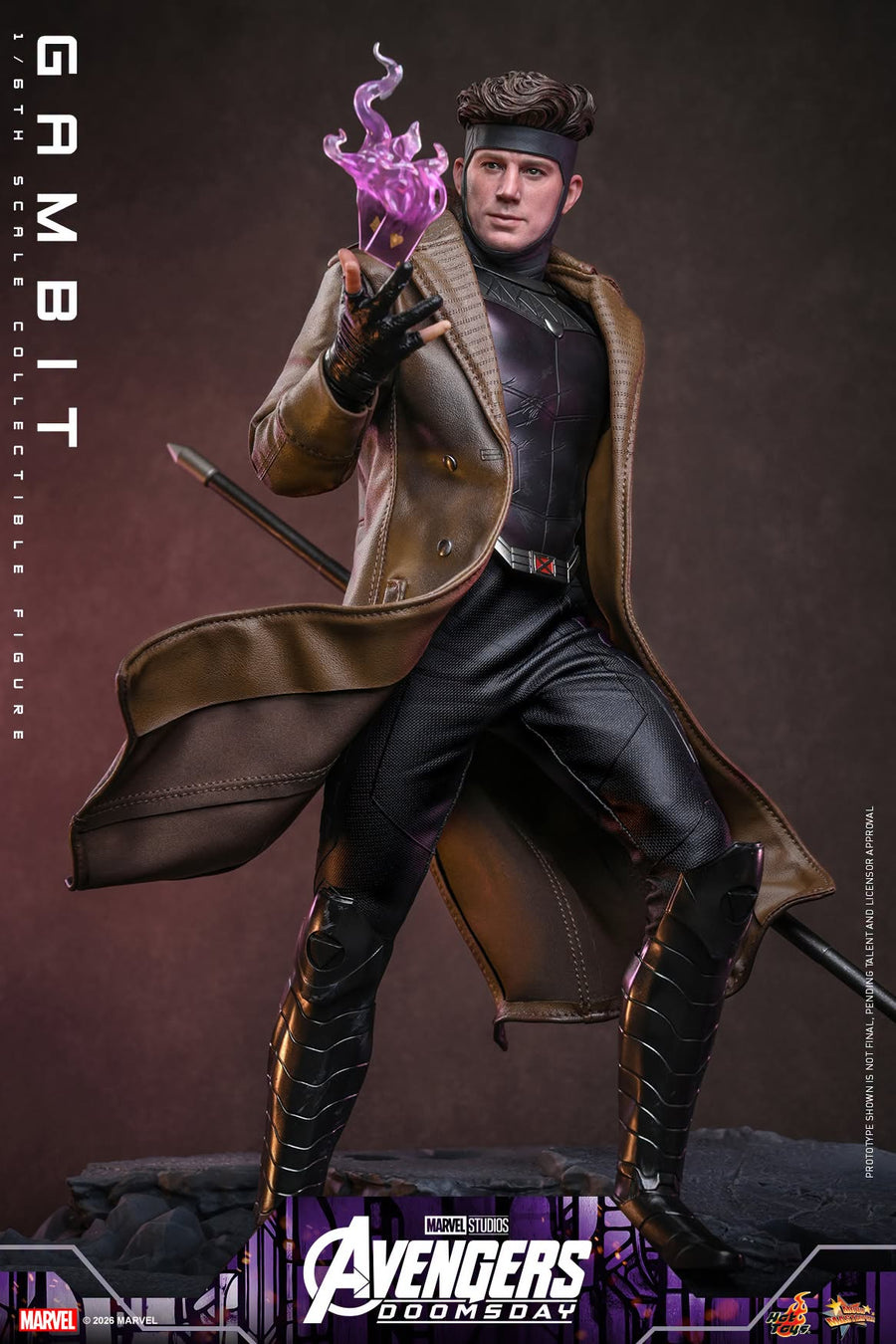 Hot Toys: MMS910B Avengers: Doomsday: Gambit 1/6 Scale Collectible Figure (Special Edition) - Image 16