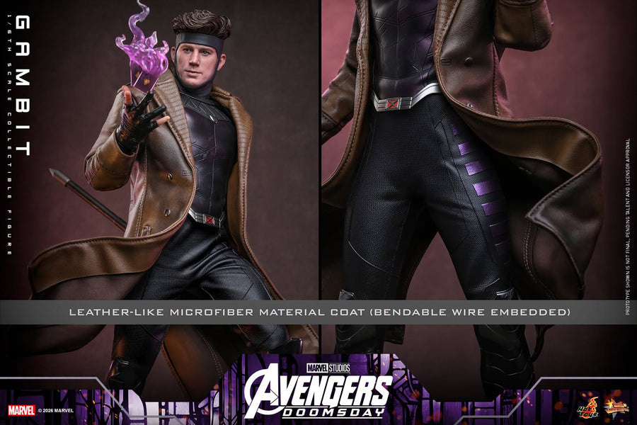 Hot Toys: MMS910B Avengers: Doomsday: Gambit 1/6 Scale Collectible Figure (Special Edition) - Image 17