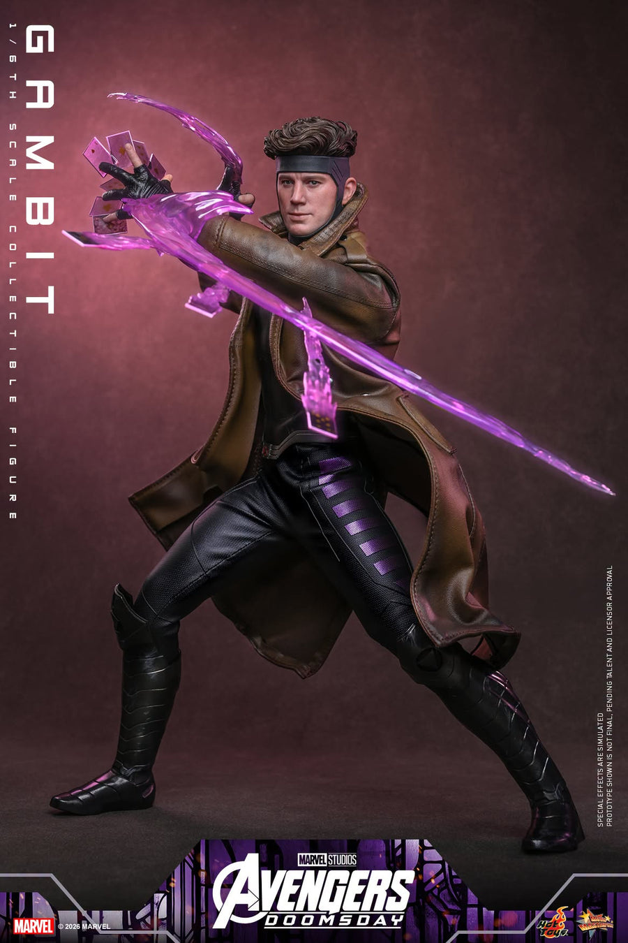 Hot Toys: MMS910B Avengers: Doomsday: Gambit 1/6 Scale Collectible Figure (Special Edition) - Image 5