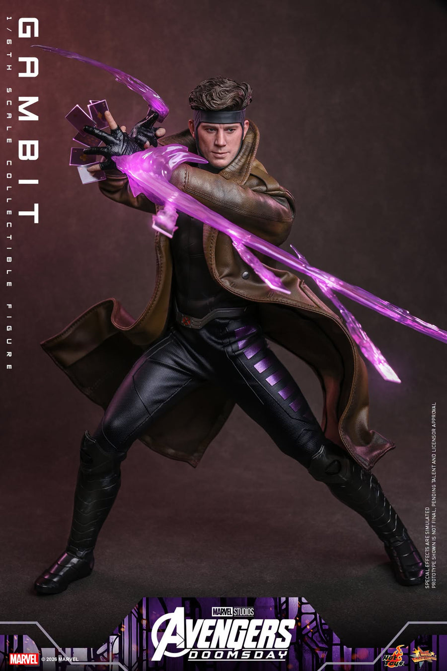 Hot Toys: MMS910B Avengers: Doomsday: Gambit 1/6 Scale Collectible Figure (Special Edition) - Image 7